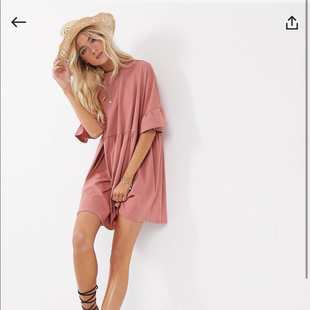 Oversized Babydoll Swing Dress